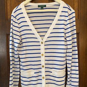 Lauren Striped Cardigan with pockets